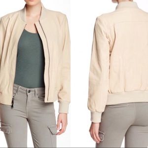 Vince leather bomber jacket